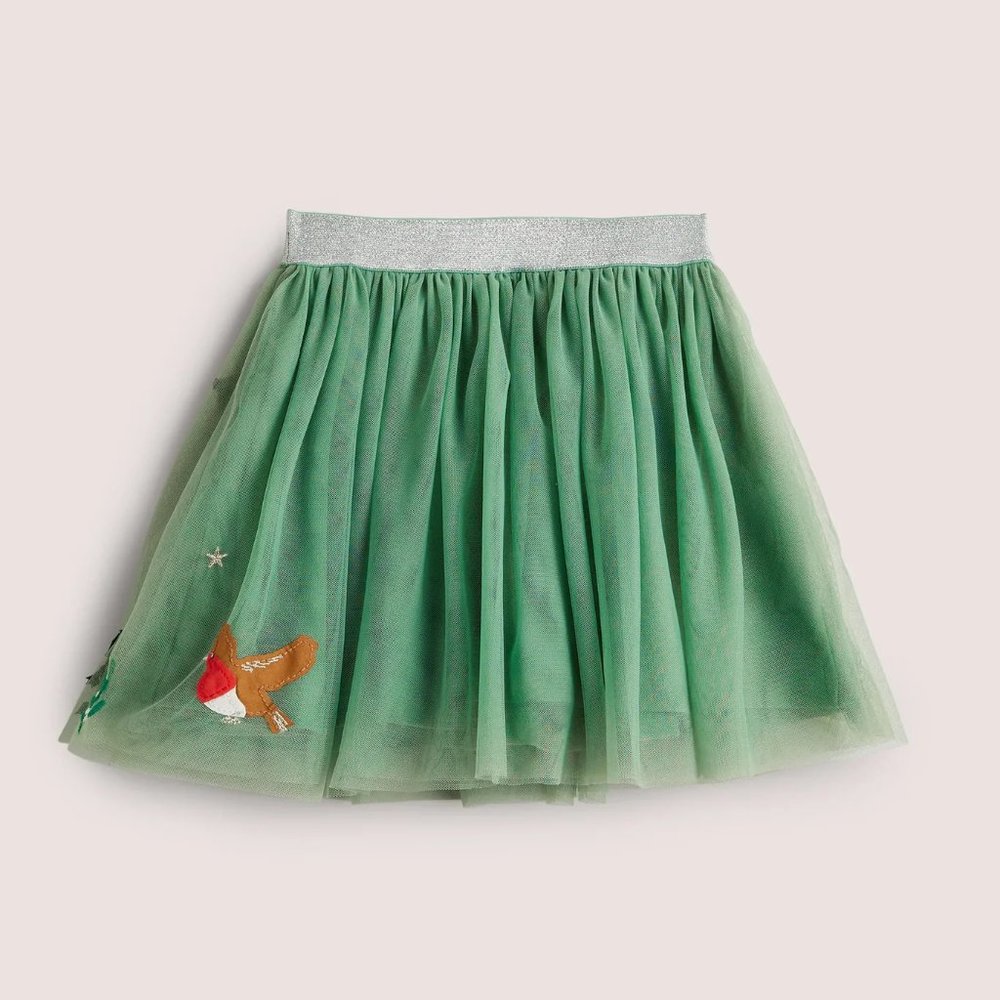 NWT Mini Boden Tulle Appliqué Skirt - Picture 2 of 7